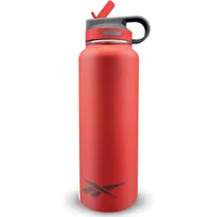 Botella Deportiva Aislada de Acero Inoxidable con Pitillo