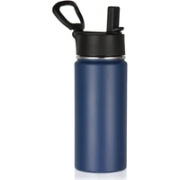 Botella Infantil Aislada de Acero Inoxidable con Pitillo
