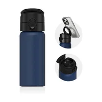 Botella de Agua Aislada Magnética con Agarradero Azul Medianoche