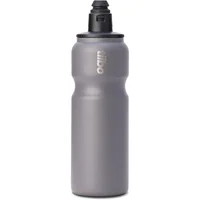 Botella de Agua Aislada para Ciclismo con Boquilla Color Gris