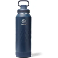 Botella Deportiva Aislada con Boquilla Triple Pared Color Índigo