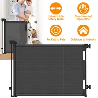 Puerta Retráctil de Seguridad para Mascotas de 155 cm