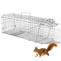 Jaula Plegable para Animales Vivos de 61 cm con Captura Segura