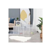 Parque Modular para Mascotas con Paneles Ajustables de Fácil Montaje