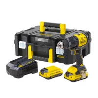 Taladro Percutor ½ Pulgada 20v Brushless 2 Baterías 2ah Stanley