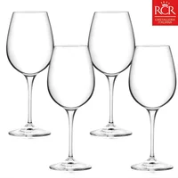 Set x 4 Copa Vino Tinto de Cristal Rcr Invino 560ml