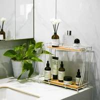 Estante 2 Niveles Multiusos Cromado Just Home Collection