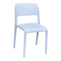 Silla Ergonómica Respaldo Calado Blanco