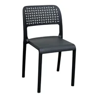 Silla Ergonómica Respaldo Calado Negro