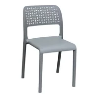 Silla Ergonómica Respaldo Calado Gris