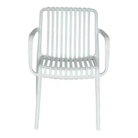 Silla Pp Bistro Con Brazos Base Blanco