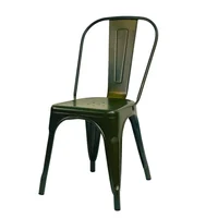 Silla Metálica Tolix Base Verde