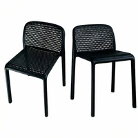 Silla Lecco Pp para Exteriores Base Negro X2
