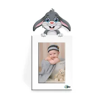 Portarretrato Kids Blanco 29x14.5cm Sin Marco y Con Vidrio Protector