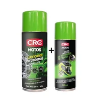 Lubricante Cadenas 220Ml + Limpiador Cascos 160Ml