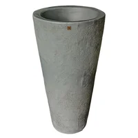 Matera Plastica Vento Piedra 30X58.5Cm Cement Fora