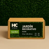 Jardin Vertical Artificial 60x40cm 10 Unidades Home Collection