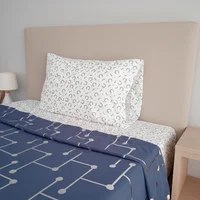 Juego Sabana 100x190 cm Sencillo Silver Richi