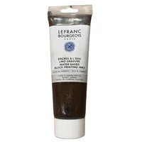 Tinta Grabado Linoleo Agua Lefranc 250ml Rf 226 Cafe