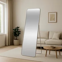 Espejo de Piso Oslo Platina 1" 45 x 160 cm Plata