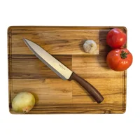 Tabla de Picar Madera Teca 30x40x1.8 cm