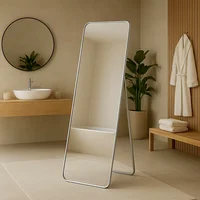 Espejo de Piso Oslo Platina 1" 45 x 150 cm Plata