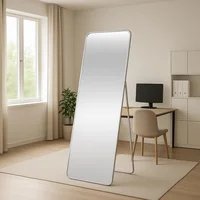Espejo de Piso Oslo Platina 1" 50 x 170 cm Plata