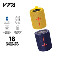 Parlante Recargable 2 En 1 16w Rms Amarillo / Azul