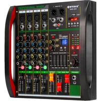 Consola Mixer Wvngr 4 Canales Phantom 48V Mezclador BT