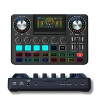 Mezclador de Audio Pro Amplificador Tarjeta Sonido 48V F668