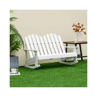 Silla Mecedora Infantil de Madera Maciza Kids Rocker Color Natural