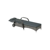 Silla Lounge Plegable Playa Relax Modelo Pro Color Neutro Compacta