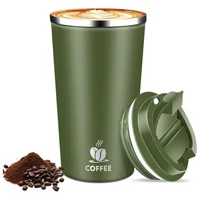 Termo para Líquidos Hwawhin de Acero Inoxidable 500 ml con Tapa Flip