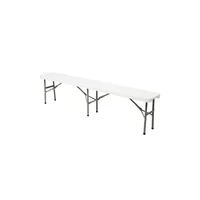 Banco Plegable de Patio Exterior 6ft Marca XYZ Resistente y Portátil