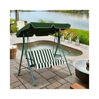 Silla de Colgar de Patio de 2 Plazas con Sombrilla Modelo Swing