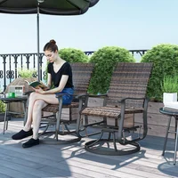 Silla Mecedora de Patio con Respaldo Resistente Modelo Glide
