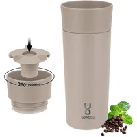 Termo para Líquidos Yawbay de Acero Inoxidable 355 ml con Tapa 360°