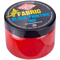 Tinta Linóleo Agua Tela 150ml Rojo Fabi/red Essdee