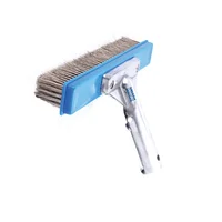 Cepillo Cerda de Acero 10" Azul Con Refuerzo En Aluminio - *el Precio Es Por Unidad* (la Caja Contiene 24 Unidades)