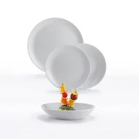 Vajilla Diwali Blanca Redonda de 16 Piezas Luminarc