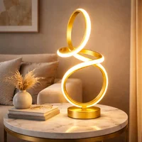 Lámpara de Mesa Twist Gold LED Luz Cálida Certificado Lienxo Producto Certificado