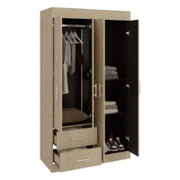 Closet Houston 180X100X47 Cm Cartagena y Wengue 4 puertas 2 cajones