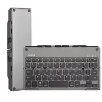 Teclado Bluetooth Plegable Portátil Recargable Soporte S1005