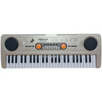 Organeta Piano Electrónico para Niños 49 Teclas USB BF-530 Dorada