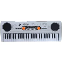 Organeta Piano Electrónico para Niños 49 Teclas USB BF-530 Plateada