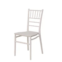 Silla Fija Plástica Tiffany Color Blanco