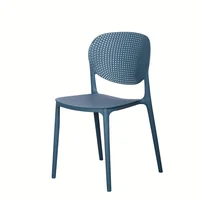 Silla Fija Plástica Auxiliar Charlotte Color Verde