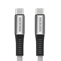 Microdia Cable Microdia USB-C Carga Rápida Pd240w Tipo Cordón 1.0m Gris