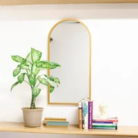 Espejo Arco Mdf 40 x 80 cm Dorado