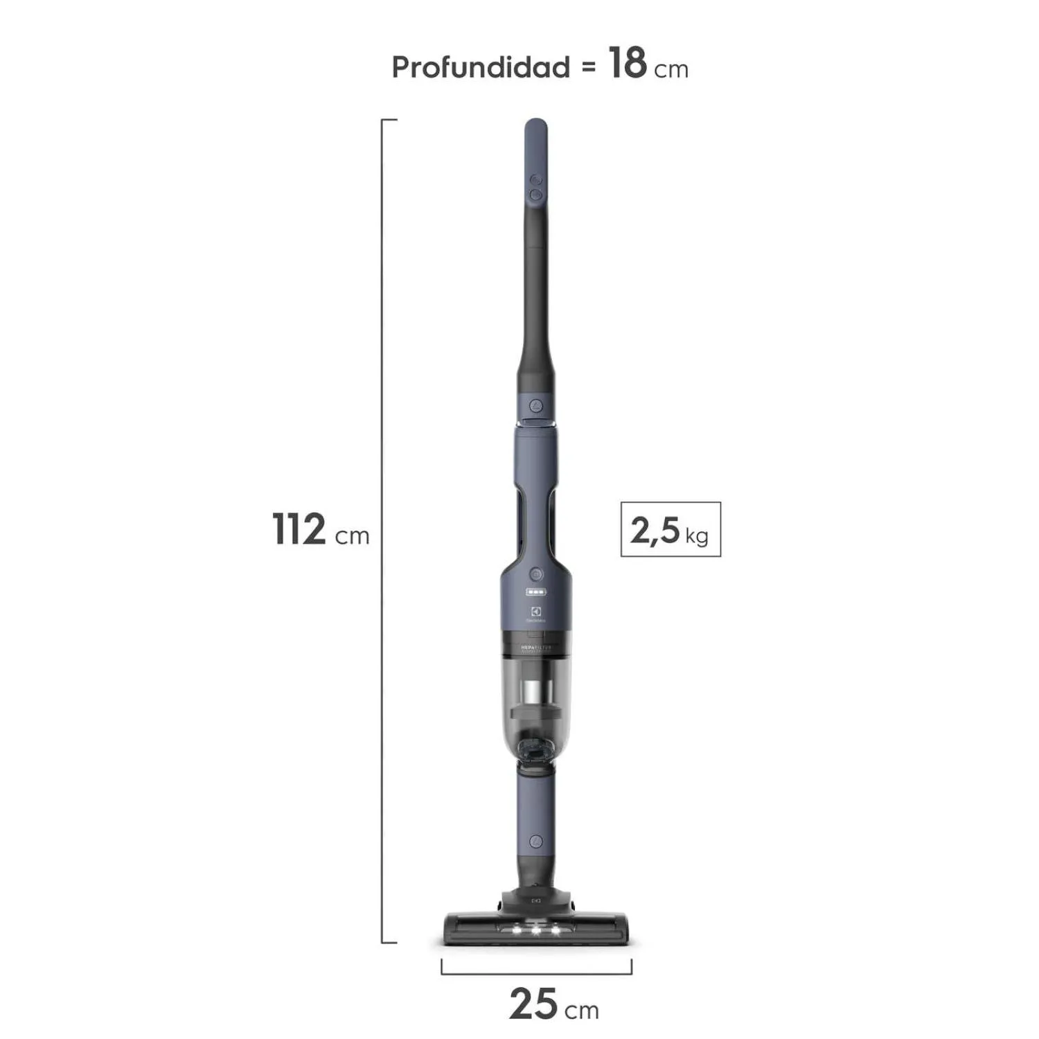 Aspiradora Inalámbrica Barredora Electrolux Erg019 Azul V